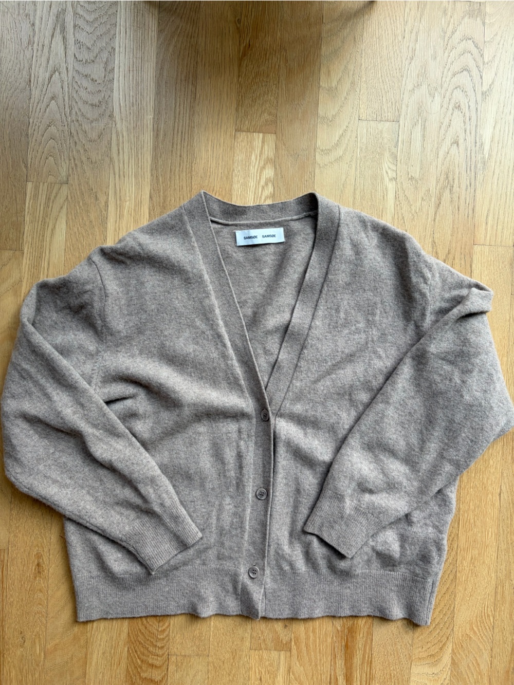 Samsoe samsoe amaris short wool cardigan